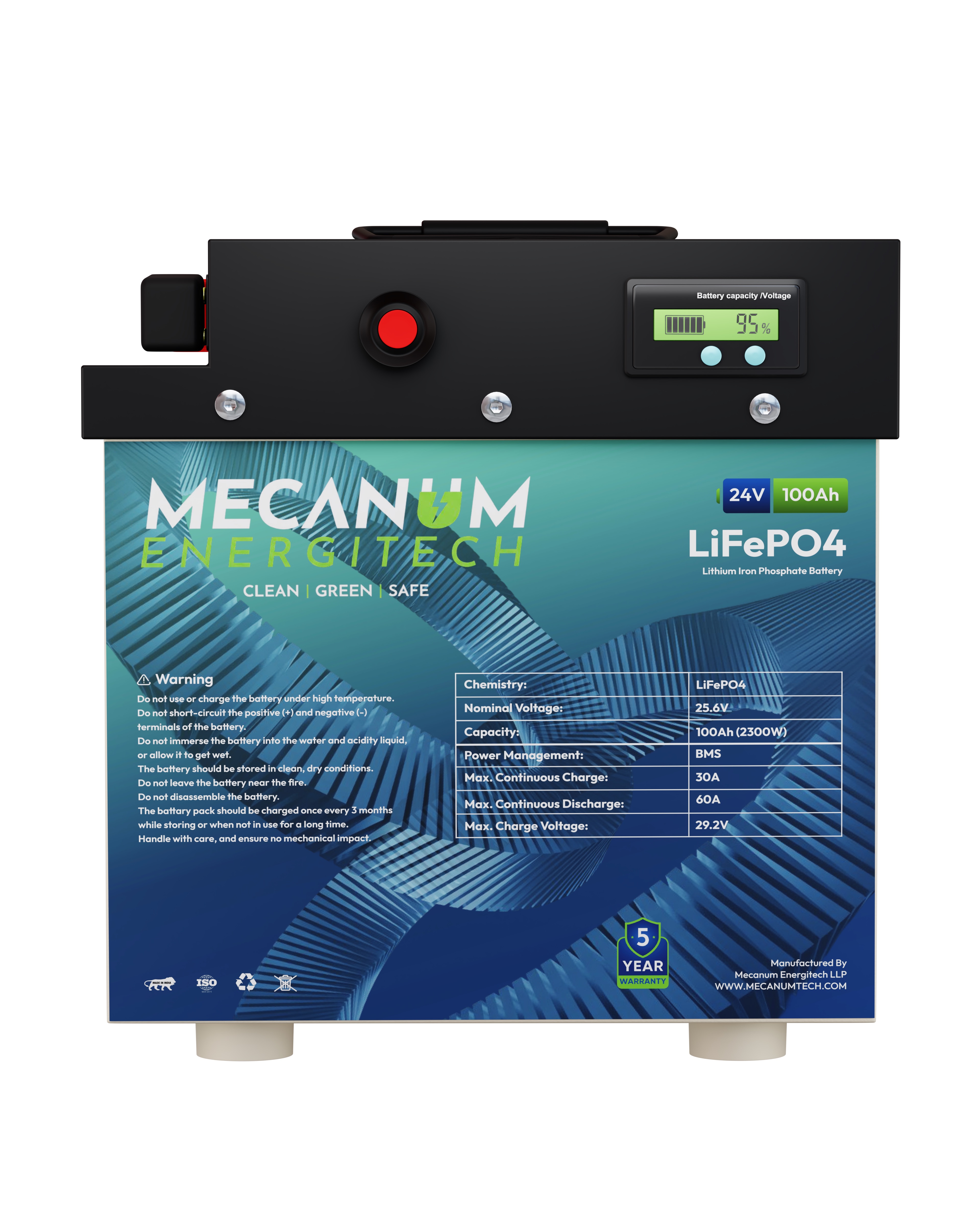 Mecanum LFP 24V 100Ah